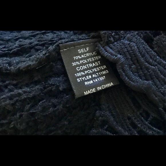 ASTR Black Lace Sweater - Picture 5 of 9